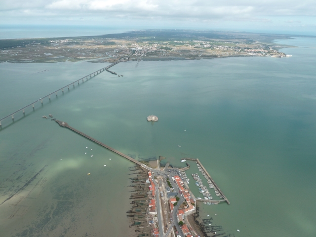  Fort Louvois Pont Oléron seen from the sky 